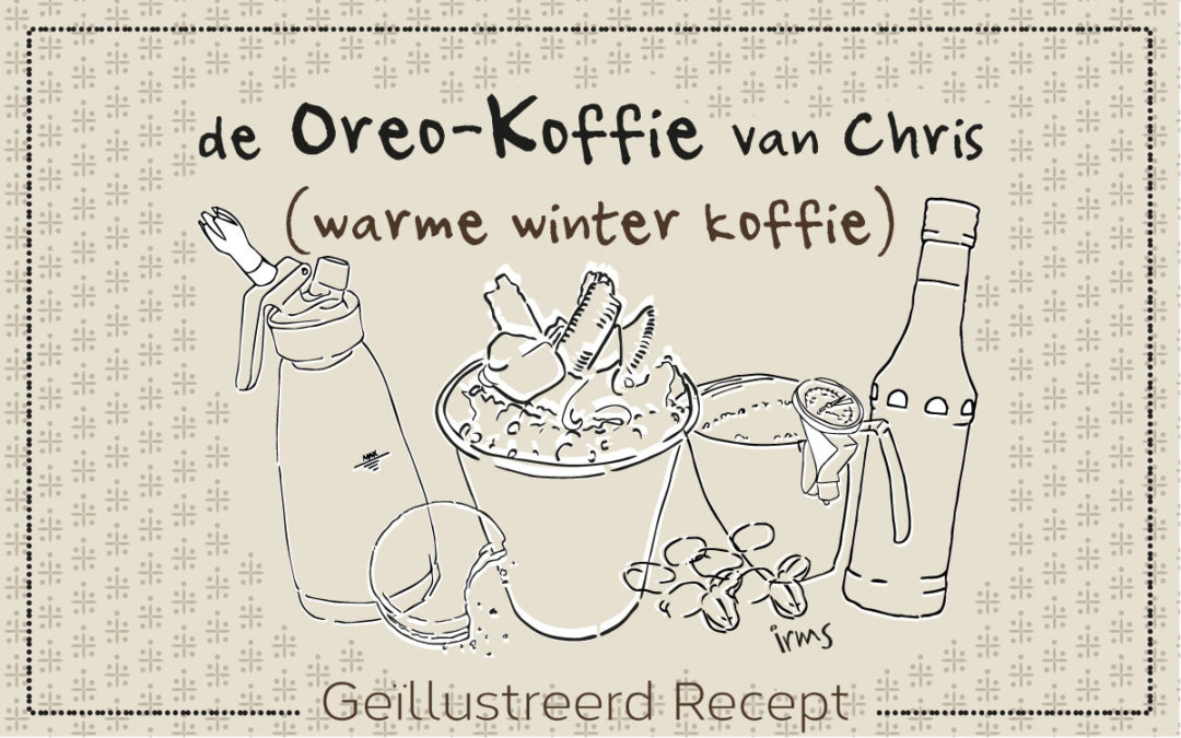 Deze Oreo koffie is een echte winter verwen koffie!