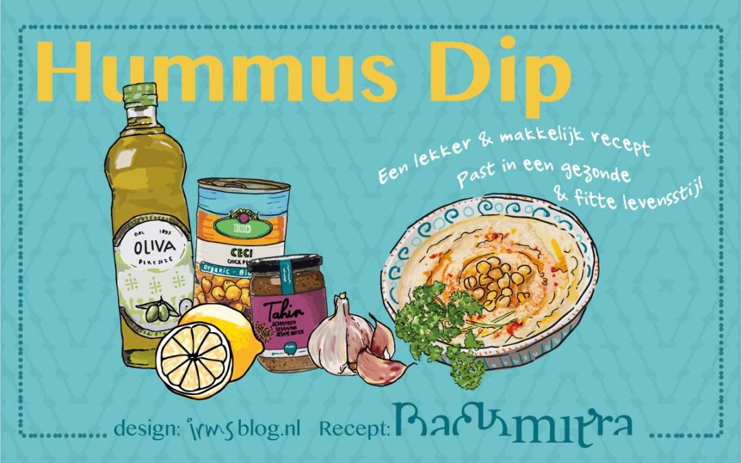 Hummus dip zo lekker en makkelijk te maken